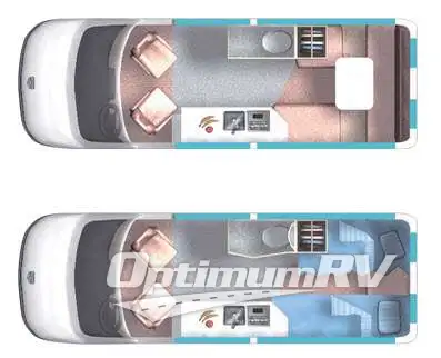 2011 Roadtrek Agile SS RV Floorplan Photo