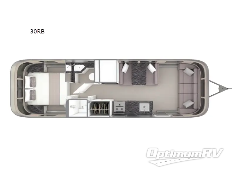 2023 Airstream Classic 30RB RV Floorplan Photo