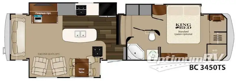 2015 Heartland Big Country 3450TS Floorplan Photo