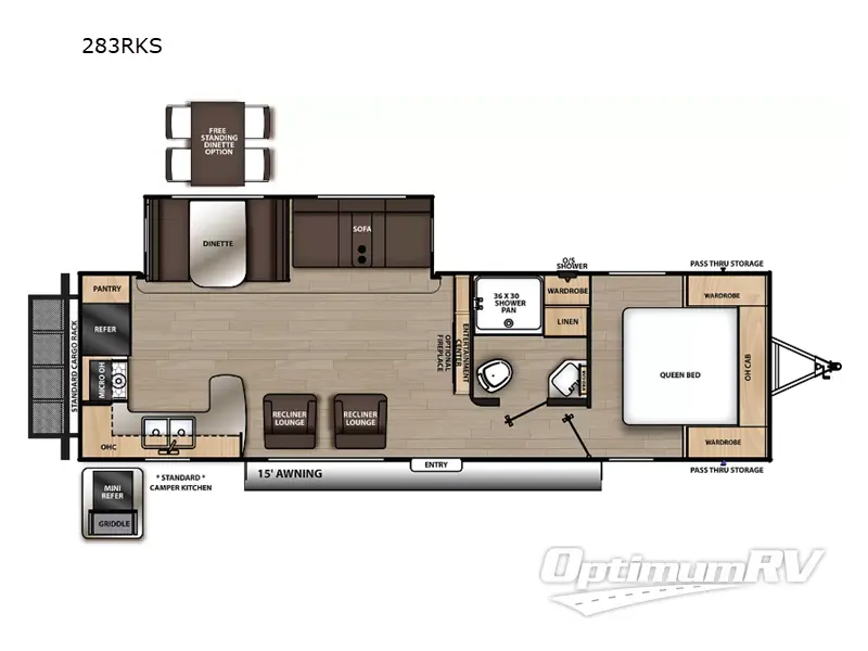 2023 Coachmen Catalina Legacy 283RKS Floorplan Photo
