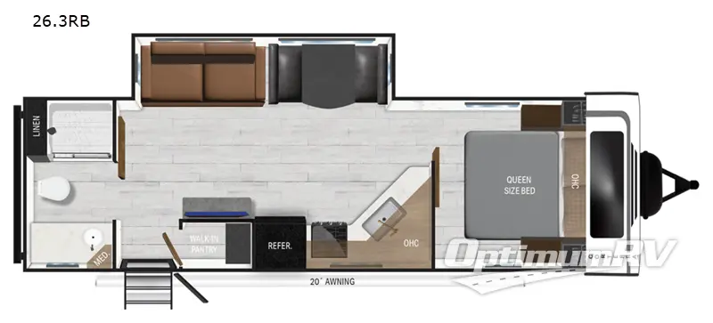 2025 Heartland Corterra 26.3RB Floorplan Photo