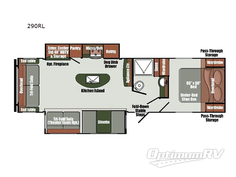 2024 Gulf Stream Envision 290RL Floorplan Photo