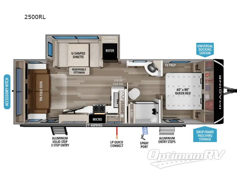 2027 Grand Design Imagine 2500RL Floorplan Photo