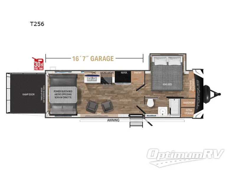 2024 Heartland Torque T256 Floorplan Photo