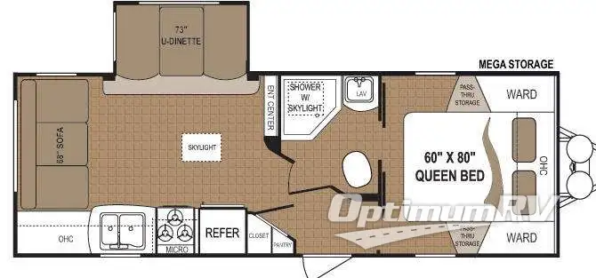2014 Dutchmen Aspen Trail 2460RLS RV Floorplan Photo