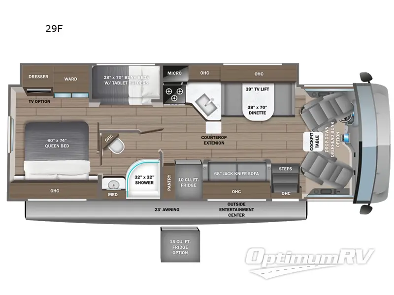 2024 Entegra Vision 29F Floorplan Photo