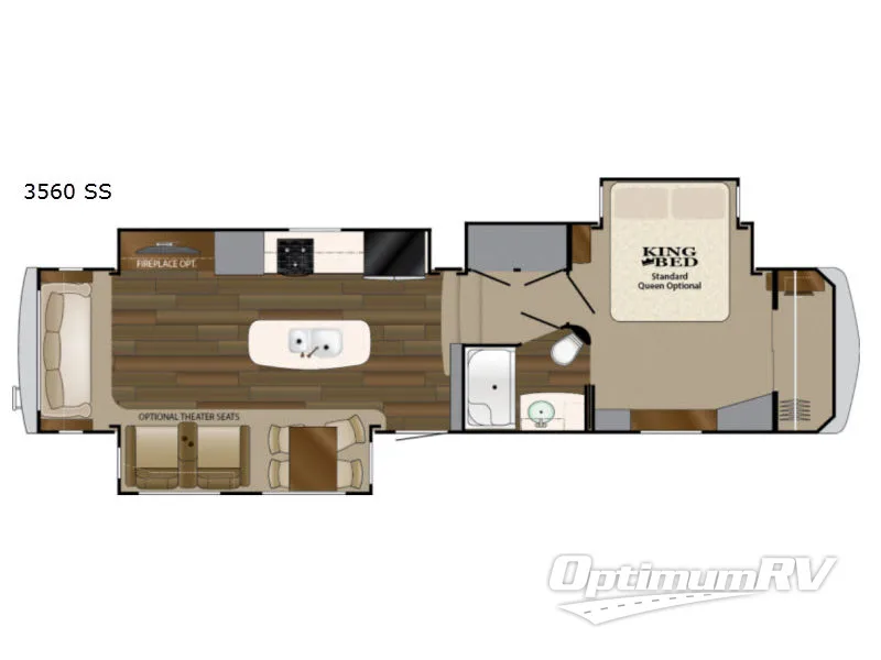 2017 Heartland Big Country 3560 SS RV Floorplan Photo