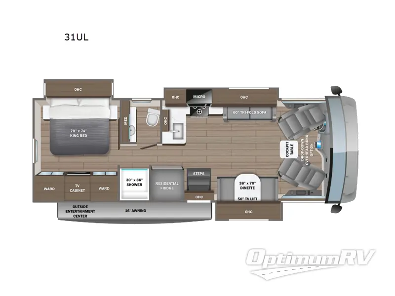 2024 Jayco Precept 31UL Floorplan Photo