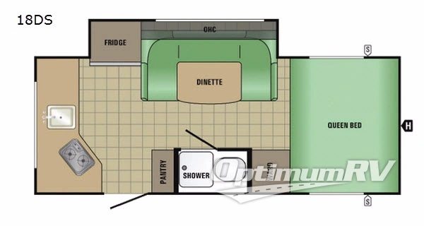 2017 Starcraft Satellite 18DS Floorplan Photo