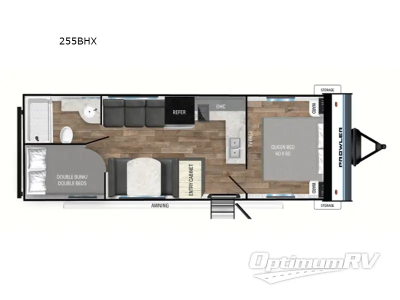 2024 Heartland Prowler Lynx 255BHX Floorplan Photo