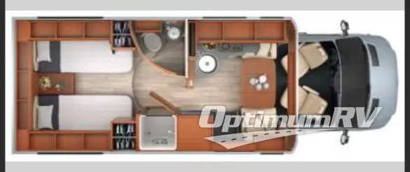 2015 Leisure Travel Unity U24TB Floorplan Photo