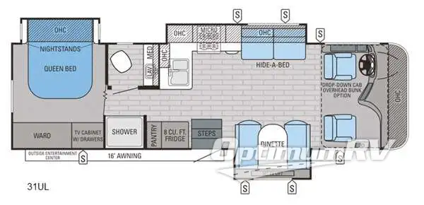 2016 Jayco Precept 31UL Floorplan Photo