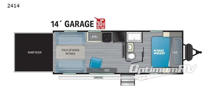 2021 Heartland Lithium 2414 Floorplan Photo