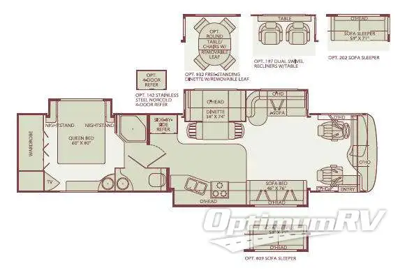 2005 Fleetwood Providence 39S Floorplan Photo