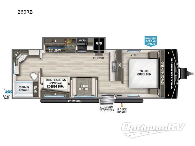 2024 Grand Design Transcend Xplor 260RB Floorplan Photo