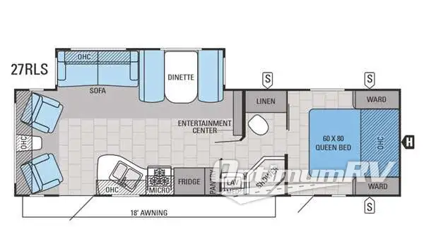 2015 Jayco Jay Flight 27RLS Floorplan Photo