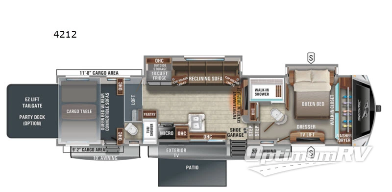 2021 Jayco Seismic 4212 Floorplan Photo