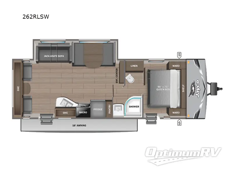 2026 Jayco Jay Flight SLX 262RLSW Floorplan Photo