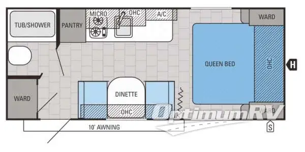2015 Jayco Jay Flight SLX 195RB Floorplan Photo