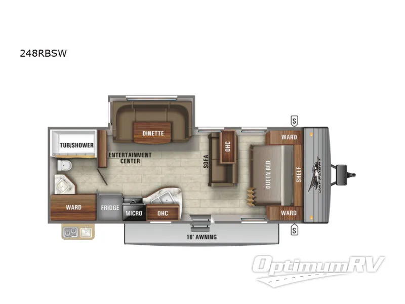 2021 Jayco Jay Flight SLX Western Edition 248RBSW Floorplan Photo
