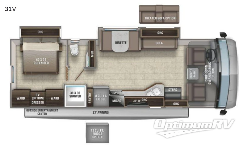 2021 Entegra Vision 31V Floorplan Photo
