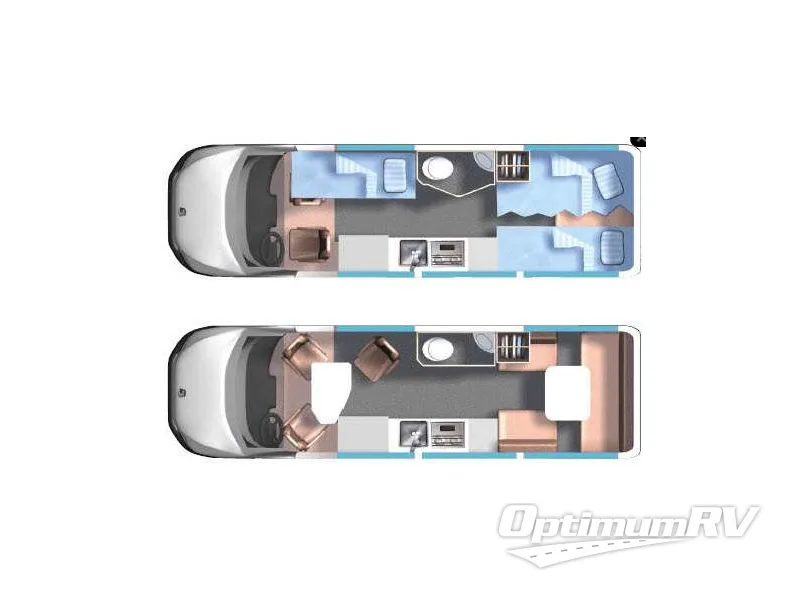 2011 Roadtrek Roadtrek Adventurous RV Floorplan Photo
