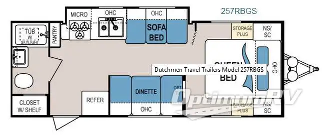2014 Dutchmen Dutchmen 257RBGS Floorplan Photo