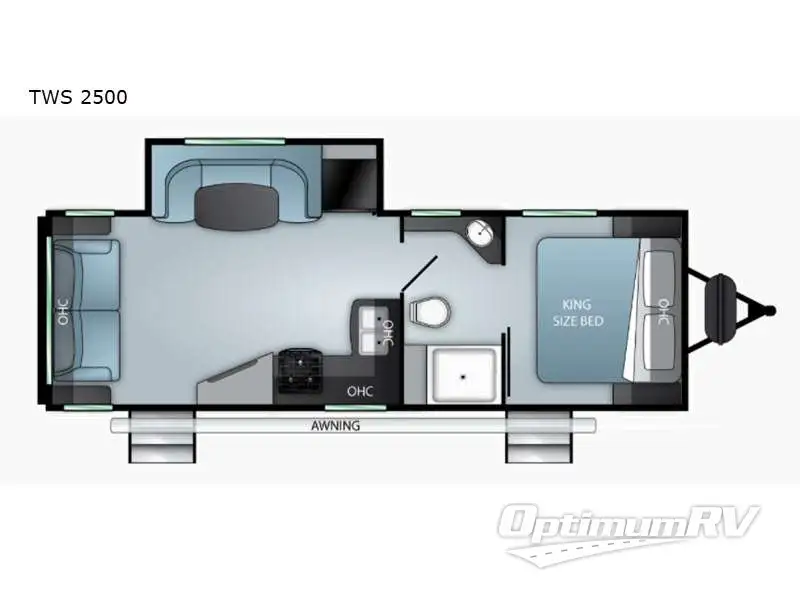 2021 Cruiser Twilight Signature TWS 2500 Floorplan Photo