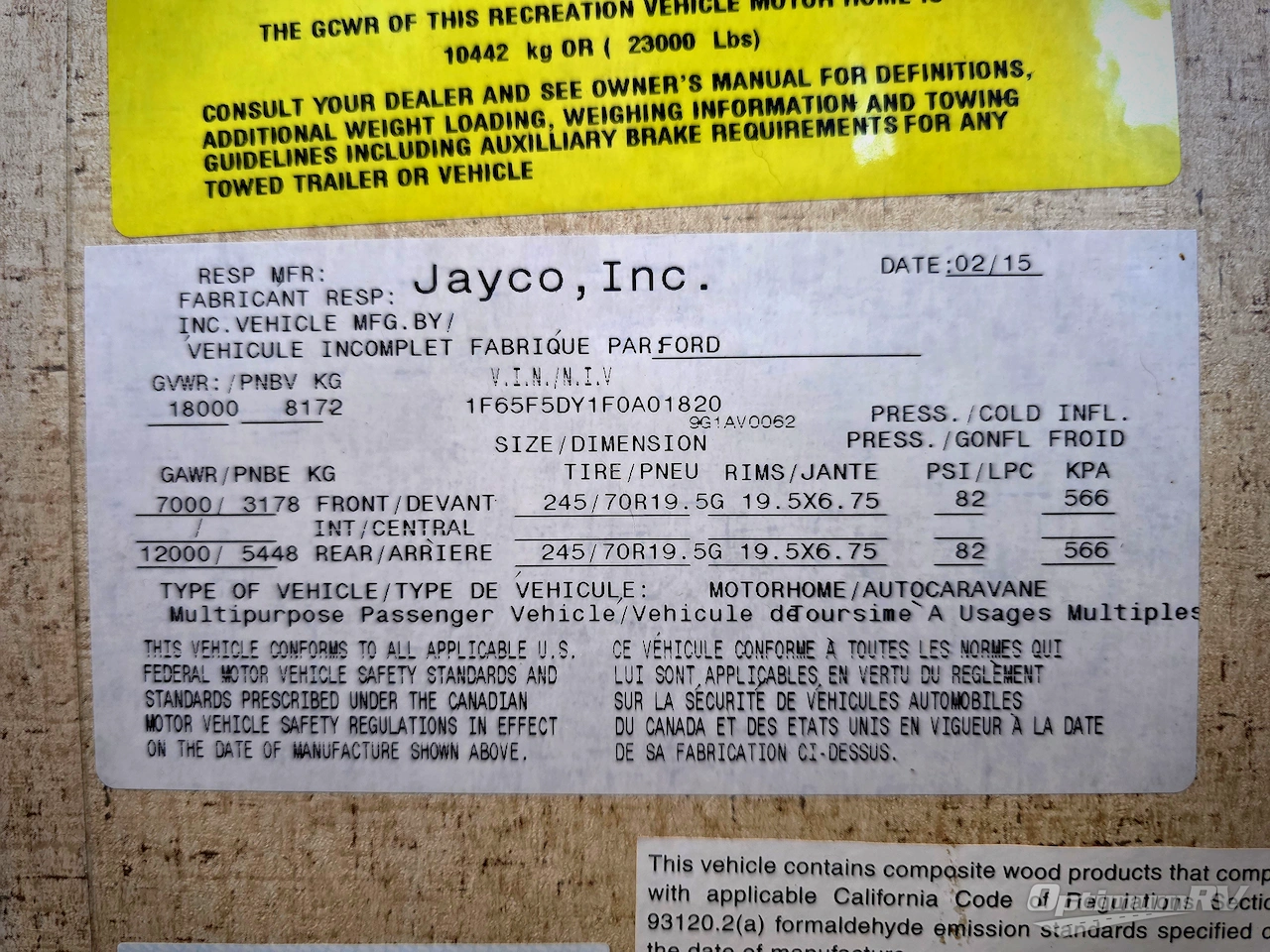 2016 Jayco Alante 31V Photo 21