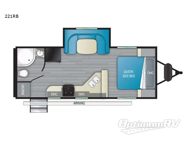 2022 Heartland Sundance Ultra Lite 221RB Floorplan Photo