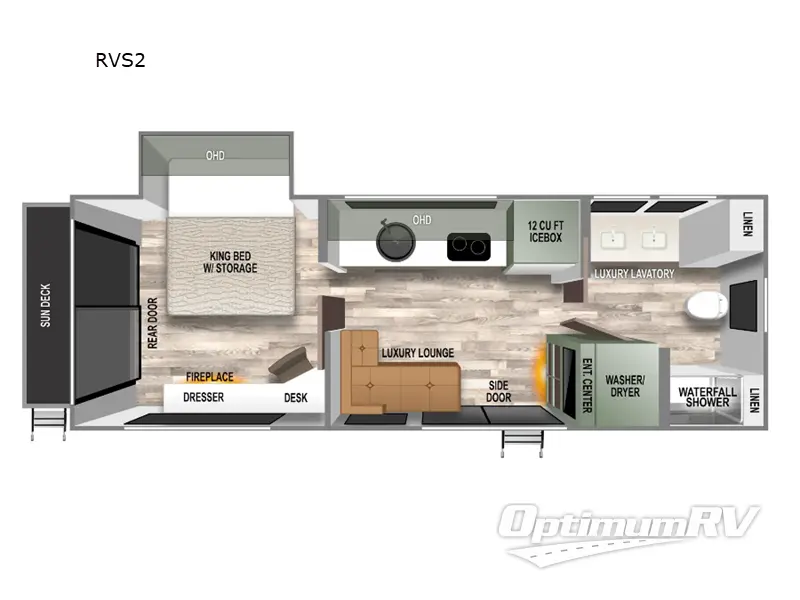 2024 Forest River IBEX RV Suite RVS2 Floorplan Photo