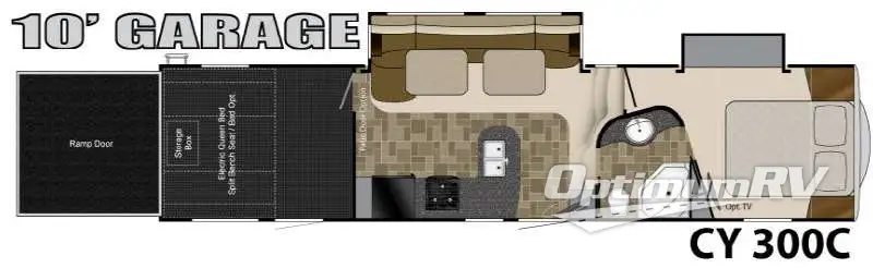 2011 Heartland Cyclone 300C Floorplan Photo