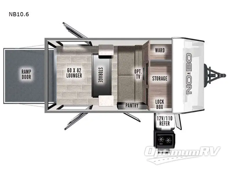 2021 Forest River No Boundaries NB10.6 Floorplan Photo