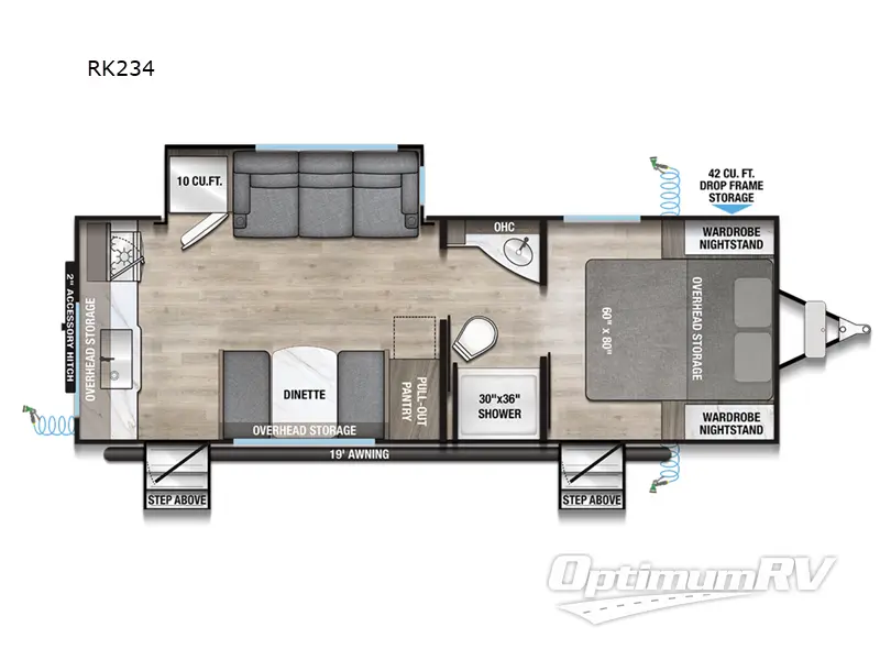 2025 Alliance Delta Ultra Lite RK234 RV Floorplan Photo