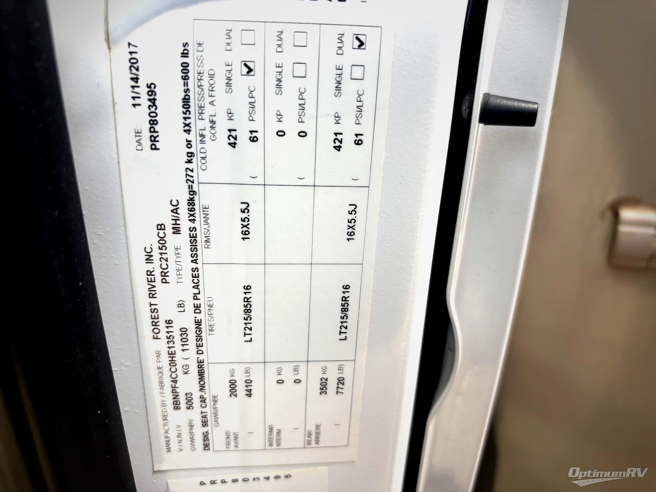 2018 Coachmen Prism 2150 CB Photo 17