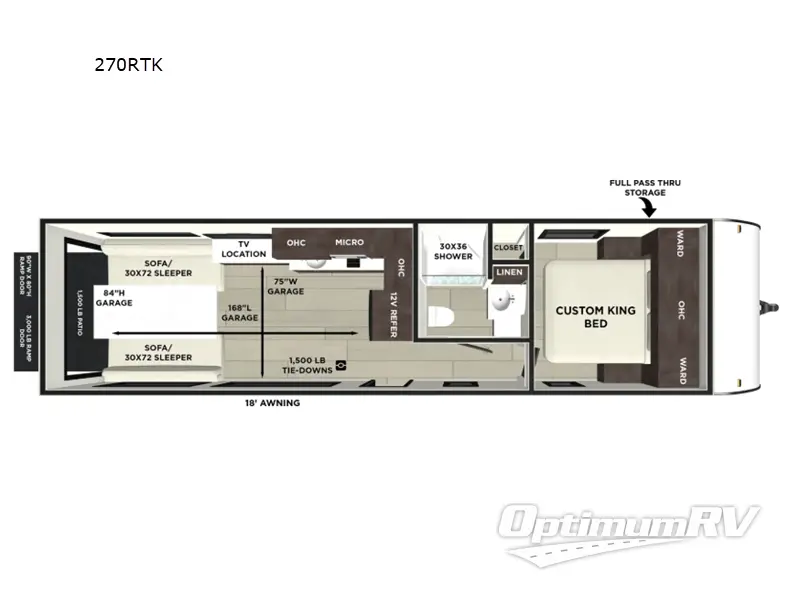 2026 Forest River Salem FSX 270RTK Floorplan Photo