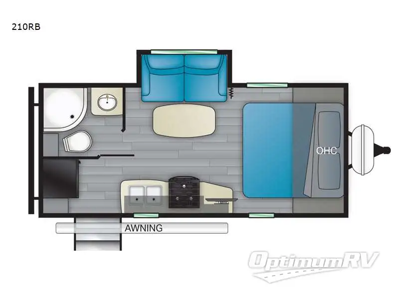 2021 Heartland Mallard 210RB Floorplan Photo