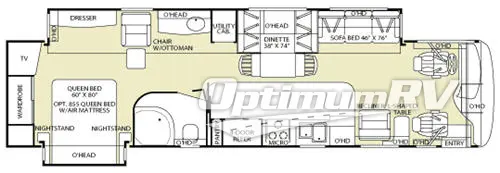 2006 Fleetwood Discovery 39V Floorplan Photo