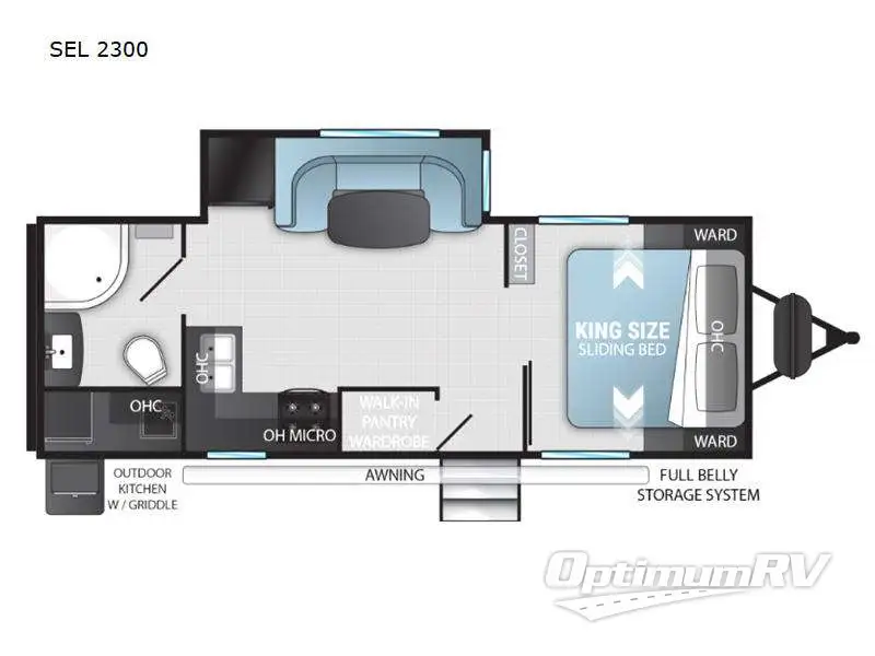 2023 Cruiser Twilight Select SEL 2300 Floorplan Photo
