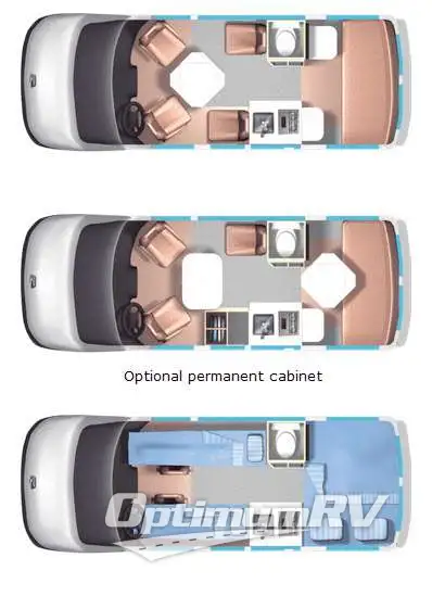 2016 Roadtrek Versatile 170 Floorplan Photo