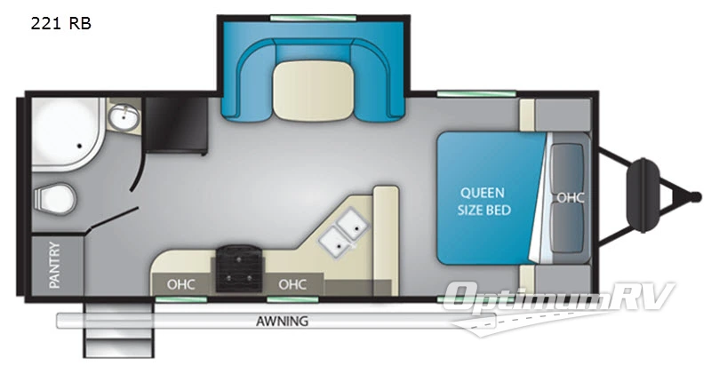 2020 Heartland Sundance Ultra Lite 221 RB Floorplan Photo