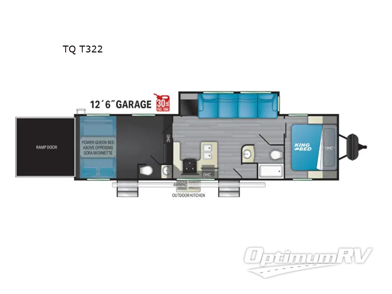 2022 Heartland Torque TQ T322 Floorplan Photo