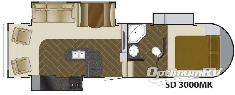 2013 Heartland Sundance 3000MK Floorplan Photo