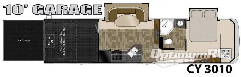 2011 Heartland Cyclone 3010 Floorplan Photo