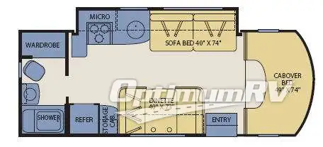 2008 Fleetwood Icon 24A Floorplan Photo