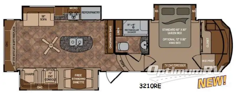 2014 Dutchmen Infinity 3210RE Floorplan Photo
