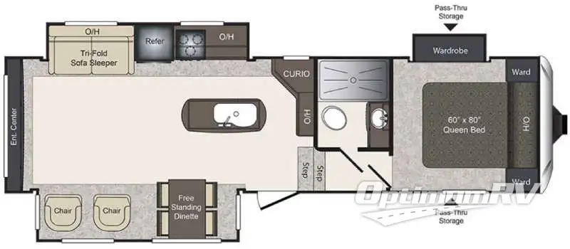 2016 Keystone Laredo Super Lite 297SRE Floorplan Photo