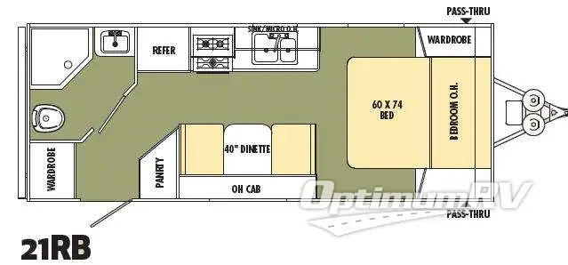 2012 Shasta Revere 32BHDS Floorplan Photo