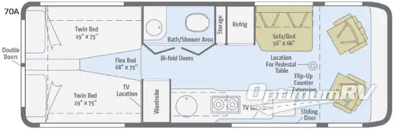 2016 Winnebago Era 70A Floorplan Photo