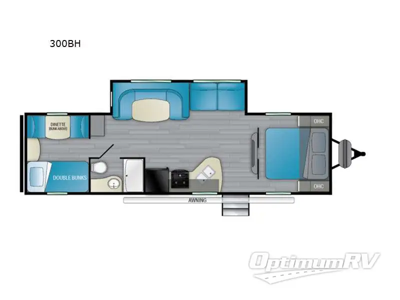 2022 Heartland Prowler 300BH Floorplan Photo